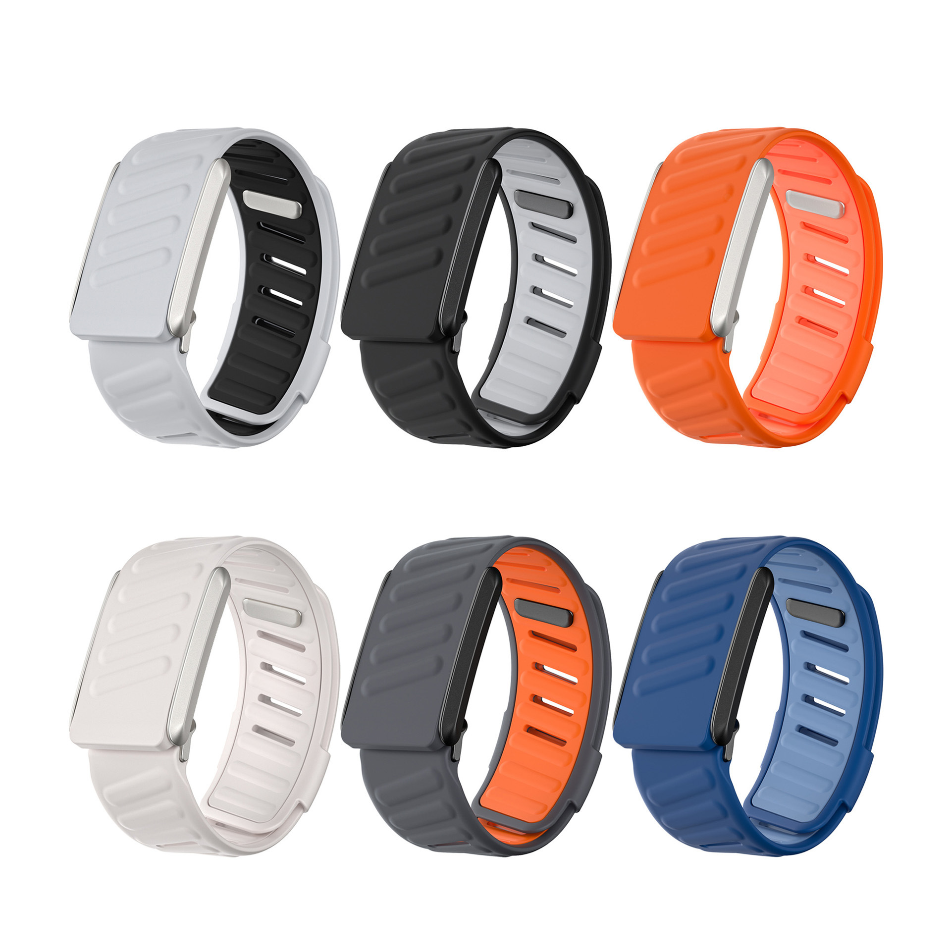 Suitable for Whoop 4.0 Bracelet Silicone Strap Whoop4.0 Fitness Watch Strap Two-Color Wristband