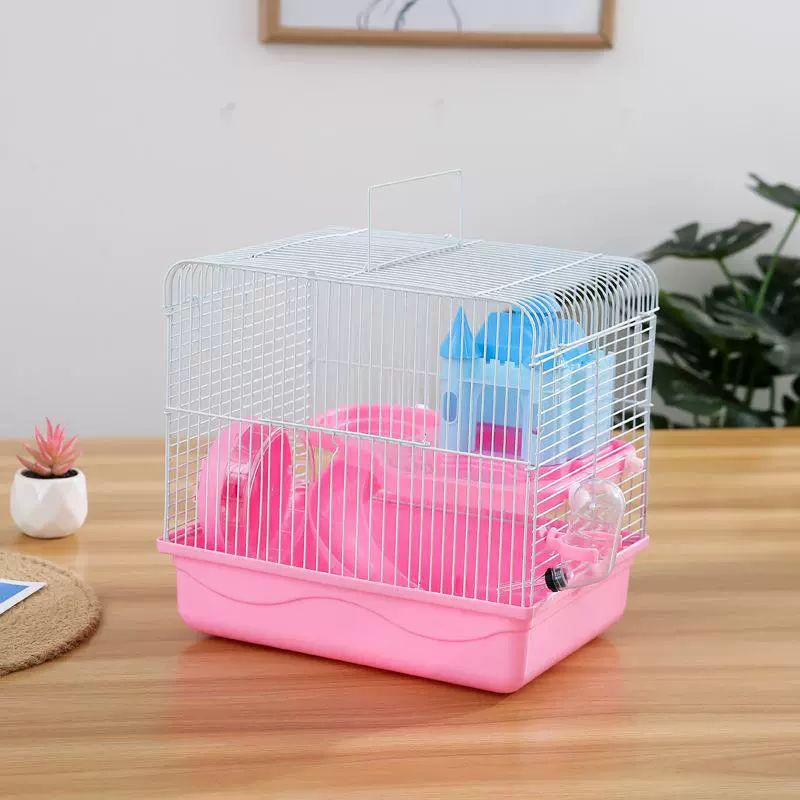 Золотой медведь хомяк фундамент большая роскошная вилла золотой медведь клетка двухслойный новый хомяк принадлежности для кормления