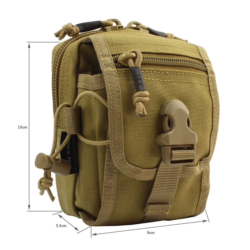 Тактический Molle EDC набор утилитарная сумка-пояс для 6" телефона