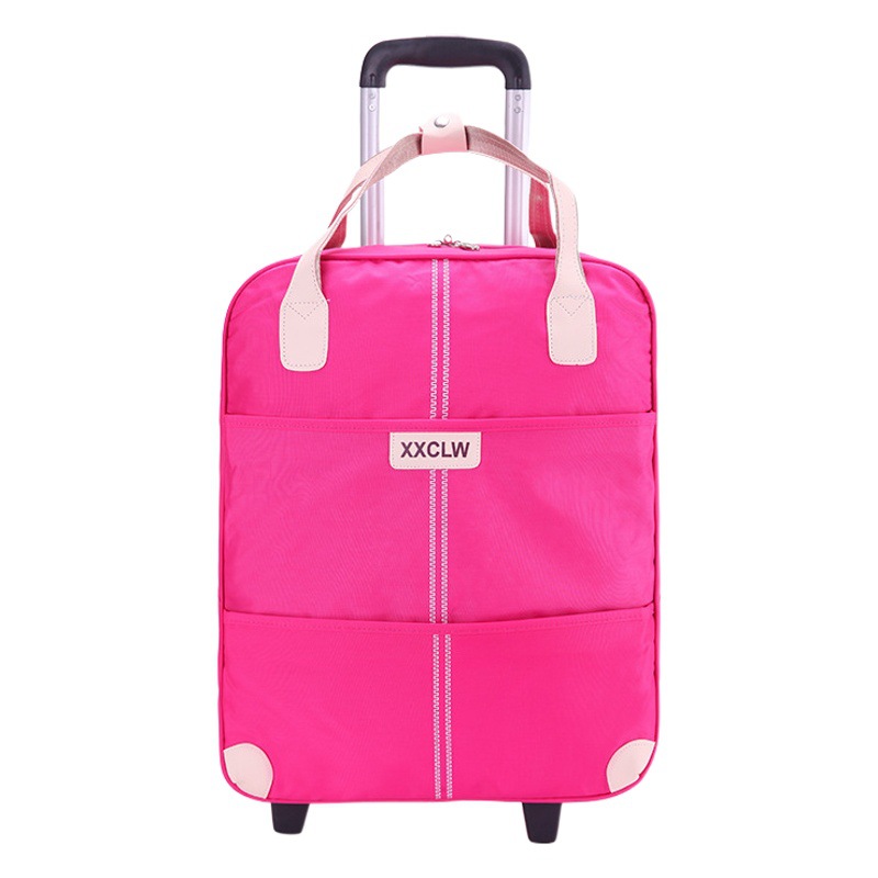 Trolley Bag Luggage Bag Oxford Cloth Trolley Box Folding Trolley Box Customized Travel Bag Trolley Bag 20 Inch Wheels
