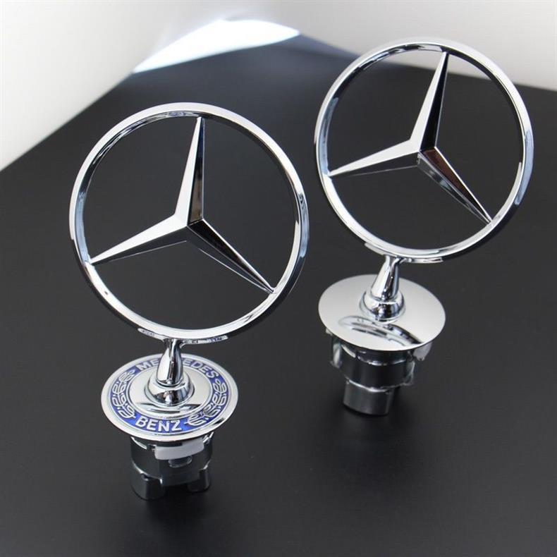 Suitable for Mercedes-Benz E300L engine hood emblem, C200 modification, E260 original, C180E engine hood, S emblem