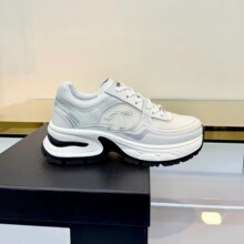 2026早春新款小香风松糕厚底老爹鞋女增高显瘦百搭透气休闲运动鞋