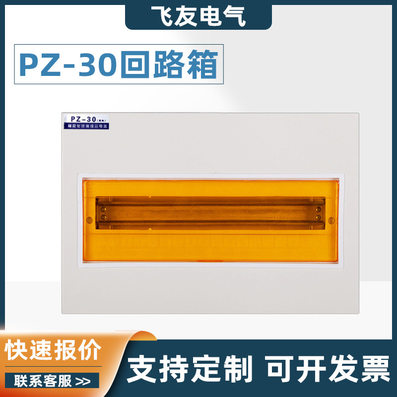 非标PZ30配电箱家用回路箱明装暗装空气开关盒子电源控制箱布线盒