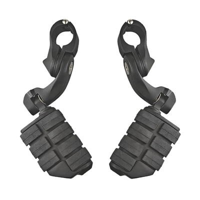 Motorcycle pedals Motorcycle Modified Footrest Bracket 7 - short-pole-7-rubber-feet-matte-black