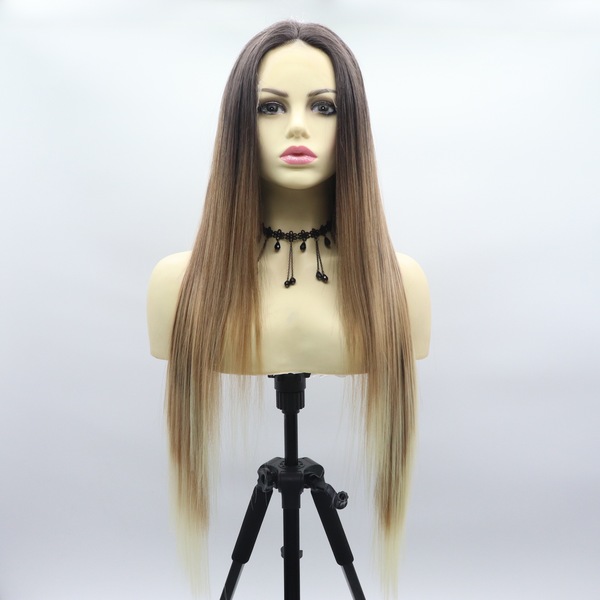 matte wig with hair parting