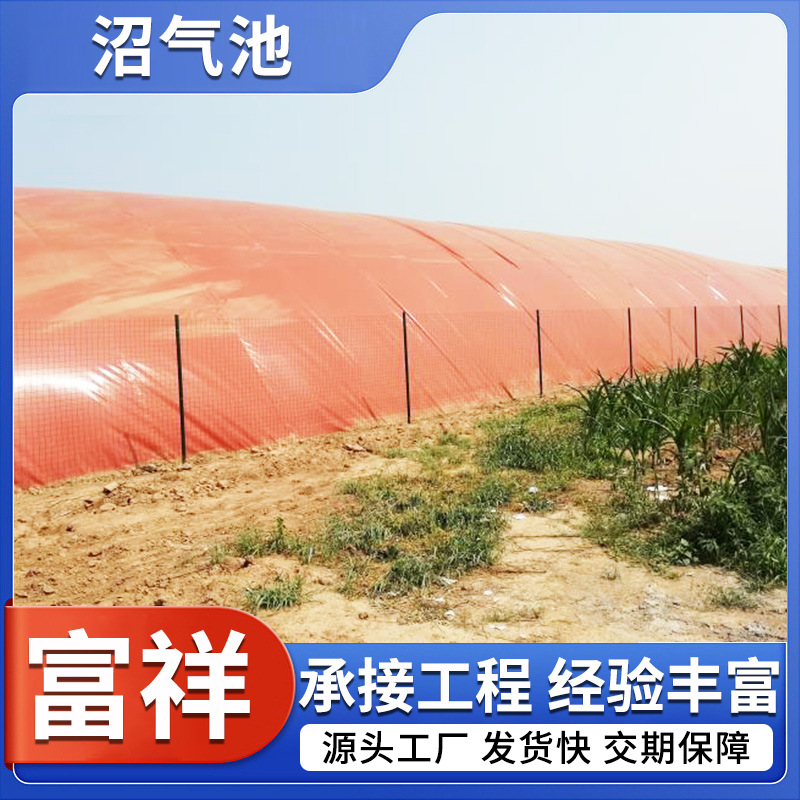 厂家现货供应软体红泥沼气池 沼气袋 防寒耐高压 大型农场养殖场