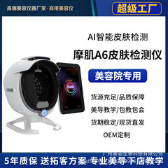 外国貿易新型A6摩瑶AI知能皮膚測定器顔魔鏡分析UV層水分スペクトル分析器