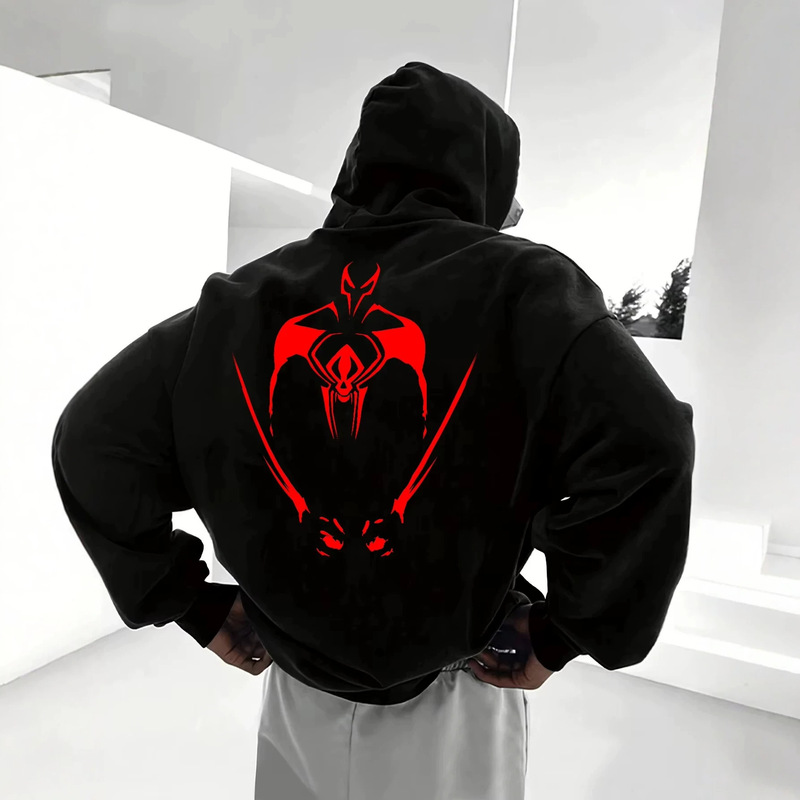 American-Style Dark Punisher Skull Hooded Sweatshirt, High-Street Fashion Brand, Cool and Stylish Loose-Fitting Jacket for Men American-Style Dark Punisher Skull Hooded Sweatshirt, High-Street Fashion Brand, Cool and Stylish Loose-Fitting Jacket for Men