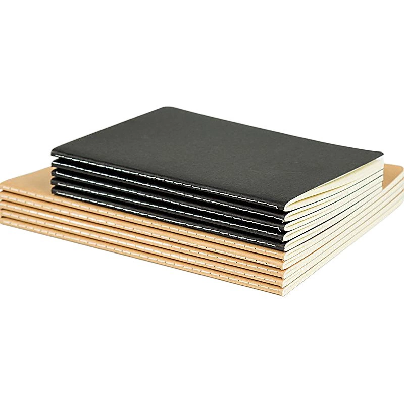 Блокнот из крафт-бумаги формата А5, спиральный блокнот оптом, простой блокнот для подготовки к экзаменам, блокнот формата В5 в линейку, канцелярские товары для офиса