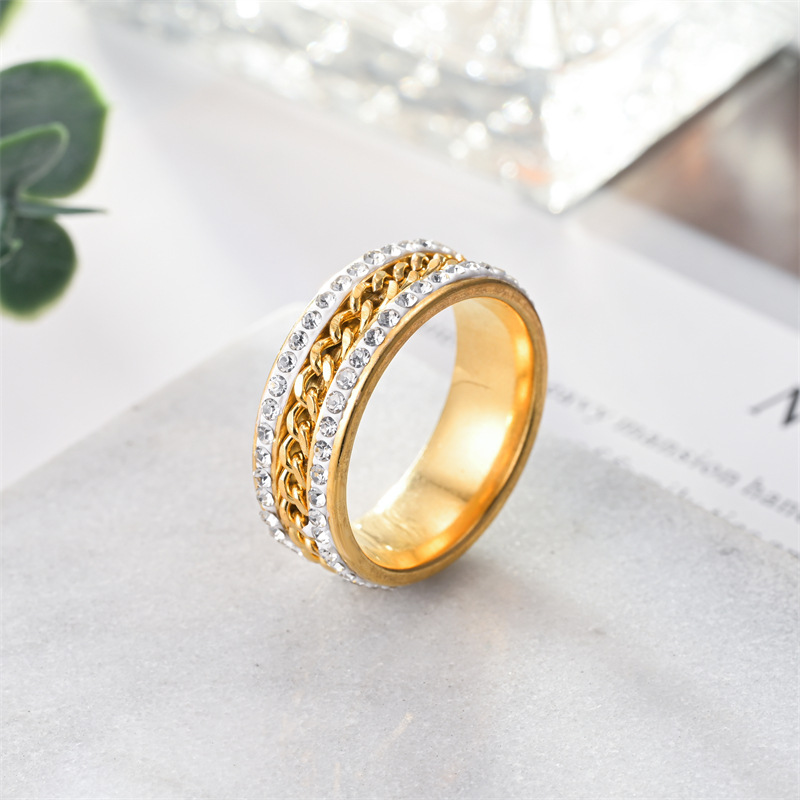 15g Weight Rings Classification 12, 6 Ring Size 1 Piece Quantity Daily, Street Occasion 304 Stainless Steel Material Roman Numeral Pattern All Seasons Season Unisex Gender Plating Design Hip-Hop, Punk Style Hip-Hop Punk Roman Numeral 304 Stainless Steel Plating Unisex Rings Men Band Rings 11