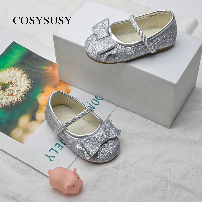 外貿女童小皮鞋公主鞋2022春秋軟底單鞋寶寶蝴蝶結童鞋baby shoes