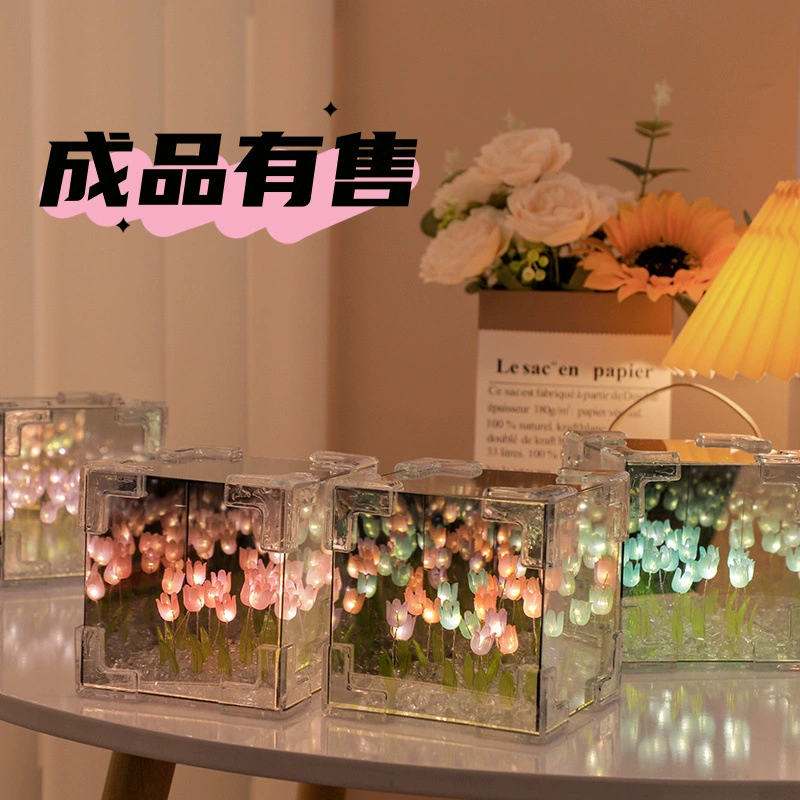 Творческий трехмерный кубик Рубика Тюльпан ручной работы