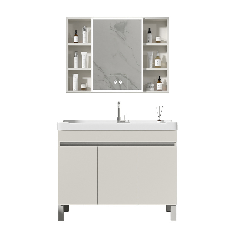 Baño de abeja tipo piso gabinete de baño baño lavabo gabinete combinado balcón lavabo cerámica integrada mesa de lavandería