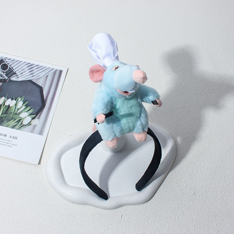 震え音小紅書同モデル料理鼠王カチューシャぬいぐるみ周辺手作りカチューシャ|undefined
