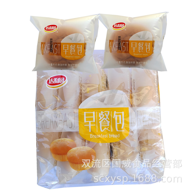 达利园早餐包400g（10枚）热加工面包零食袋装达利园早餐面包批发