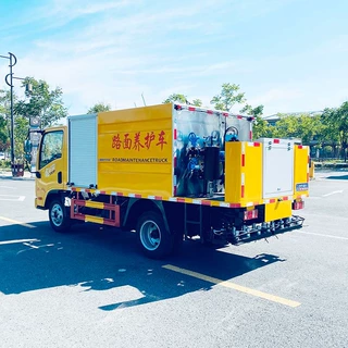 蓝牌3方沥青洒布车 用于沥青贯入法表面处治 透层 混合料就地拌和