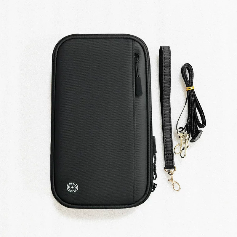 Universal capacious passport bag for traveling, shoulder bag, anti-theft