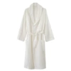 Double -layer gauze white lapel