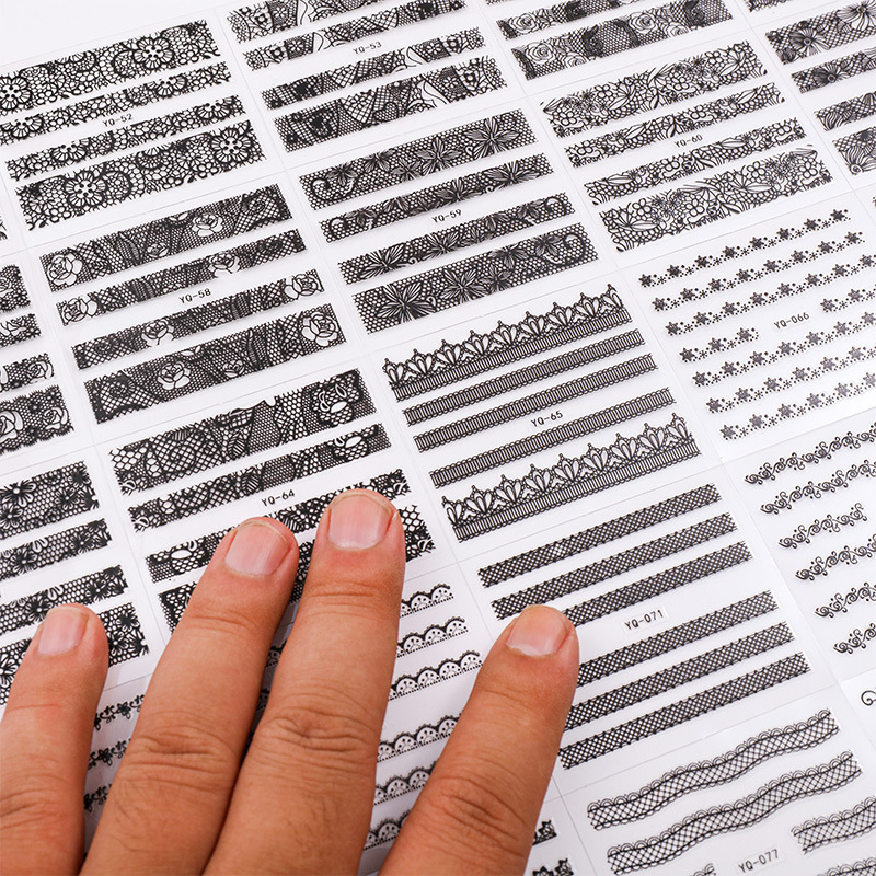 El Comercio exterior transfronterizo popular pegatinas de uñas amor pegatinas de brillo flor pequeña decoración de uñas floral pegatinas lindas pequeñas calcomanías