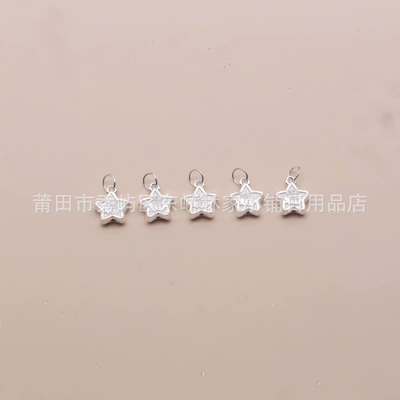 Silver Fortune Character Hollow Five-Pointed: Zərgərlik ara hissələri