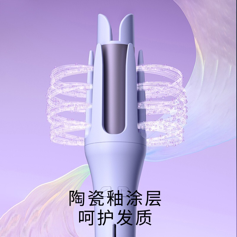 スマートヘアアイロン、全自動ハンドヘルドマイナスイオンヘアアイロン、マイナスイオン32MMビッグウェーブ、越境販売|undefined