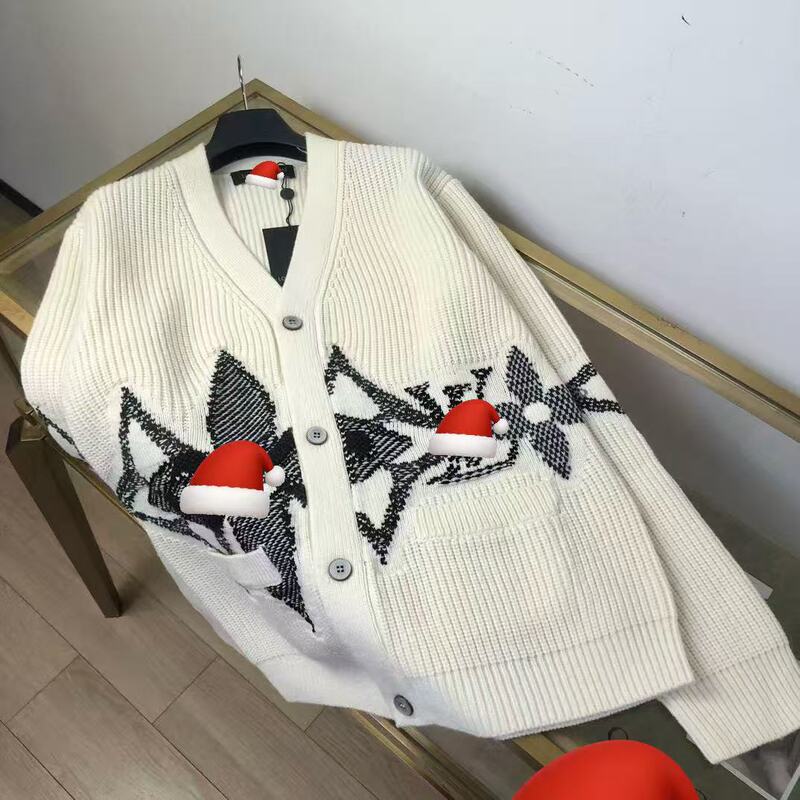 2026 New Style Lv Ski Series Pattern Single-Breasted Cardigan V-Neck Casual Unisex Knitwear 2026 New Style Lv Ski Series Pattern Single-Breasted Cardigan V-Neck Casual Unisex Knitwear