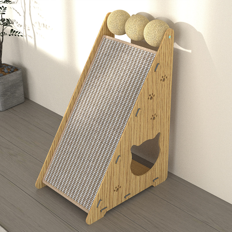 Tablero de agarre para gatos de sisal, resistente al desgaste vertical, sin astillas, pegado a la pared, almohadilla de garra para gatos, tablero de agarre para gatos, nido, anti-agarre para gatos, productos de protección para sofá