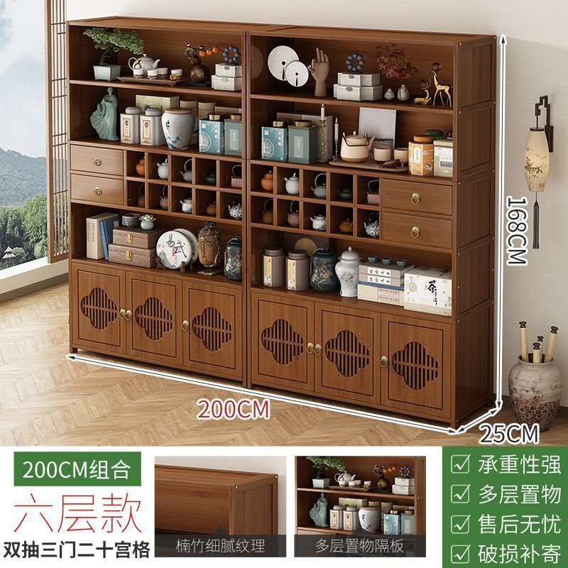 茶キャビネット、家庭用茶室、茶棚、茶棚、茶キャビネット収納ラック、中国茶テーブル、サイドキャビネット、ティーセット収納ラック|undefined