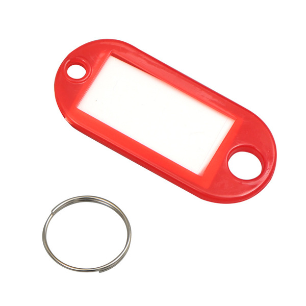Plastic luggage keychain for hotel for keys