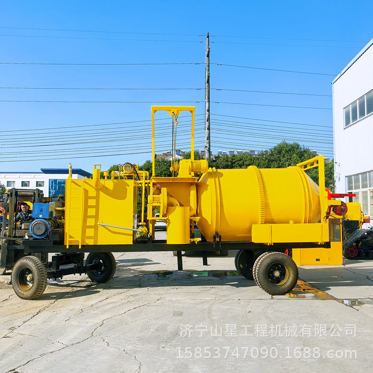 小型移动式沥青搅拌站小区厂方铺设用炒料拌和机柏油路面修补罐车