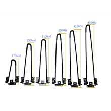 批发围炉办公桌野餐桌可拆装折叠脚猫脚桌脚铁线铁艺折叠桌腿支架