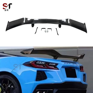 Chevrolet Corvette C8 Z06 Karbon Fiber Arxa Qanad Spoiler Braketi