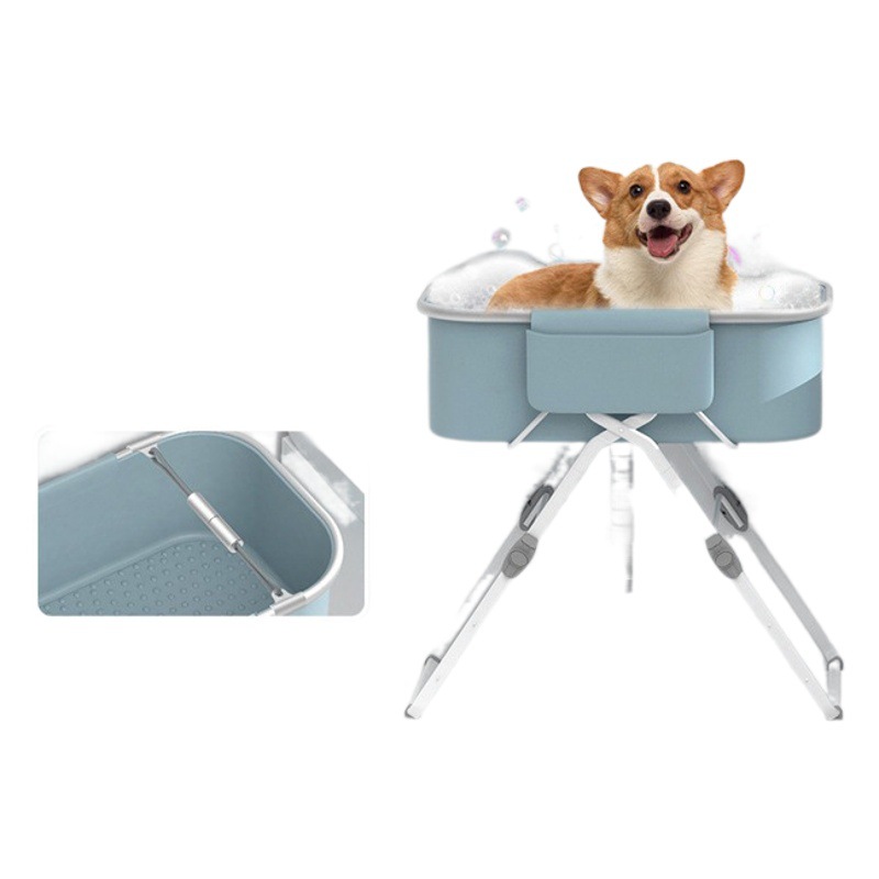 Cross-border Amazon Hot Pet Bathtub Foldable Small Size Cat and Dog Bathtub Large Capacity Load-bearing