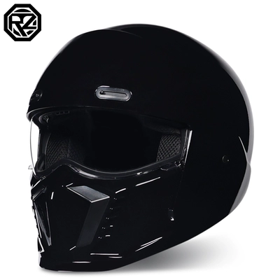 All Year Round, Motosiklet dəbilqələri - m-glossy-black-transparent
