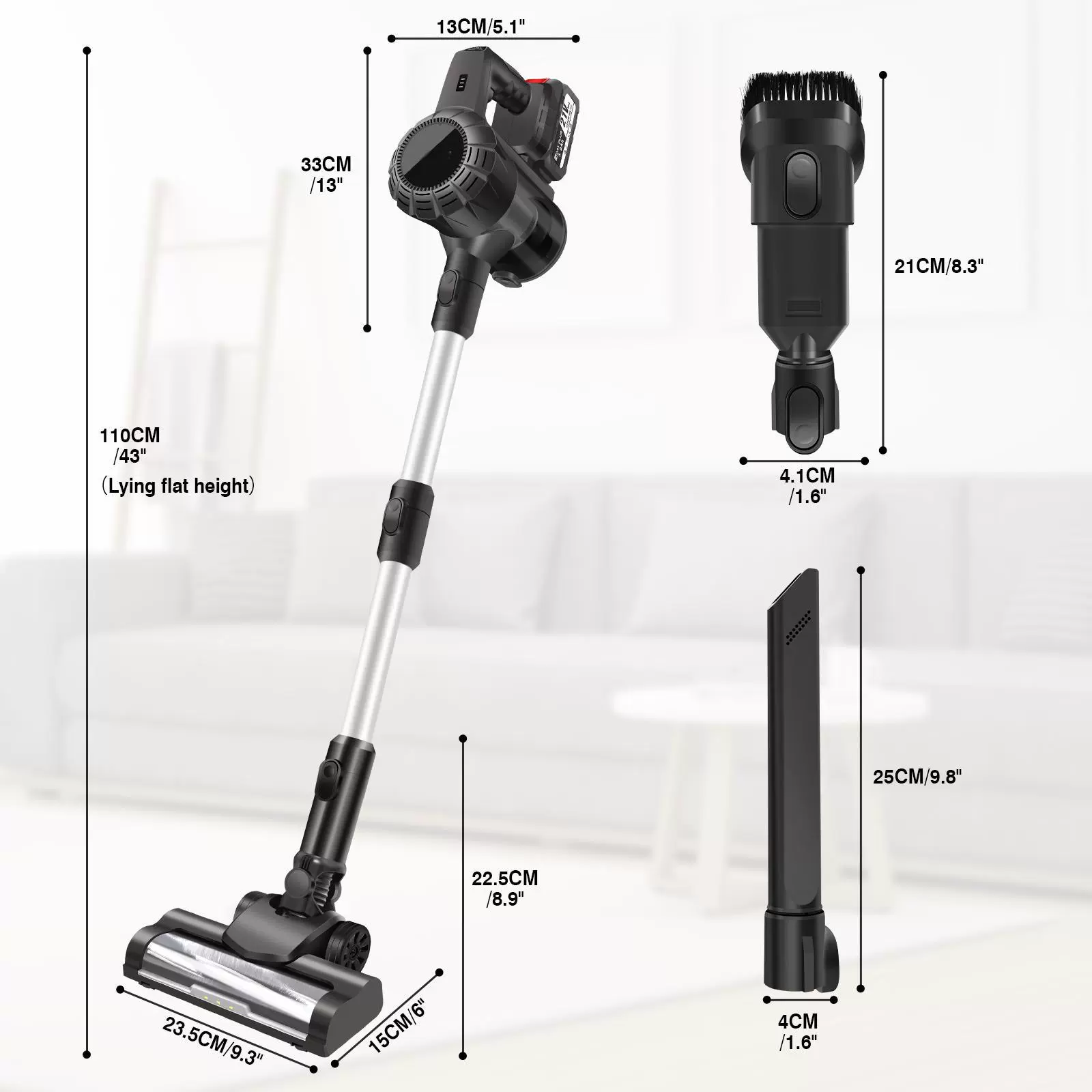 Перезаряжаемый ручной пылесос с литий-ионной батареей, беспроводной гигиенический пылесос для домашнего использования