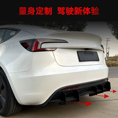 Spoiler model 3 modified tail lip