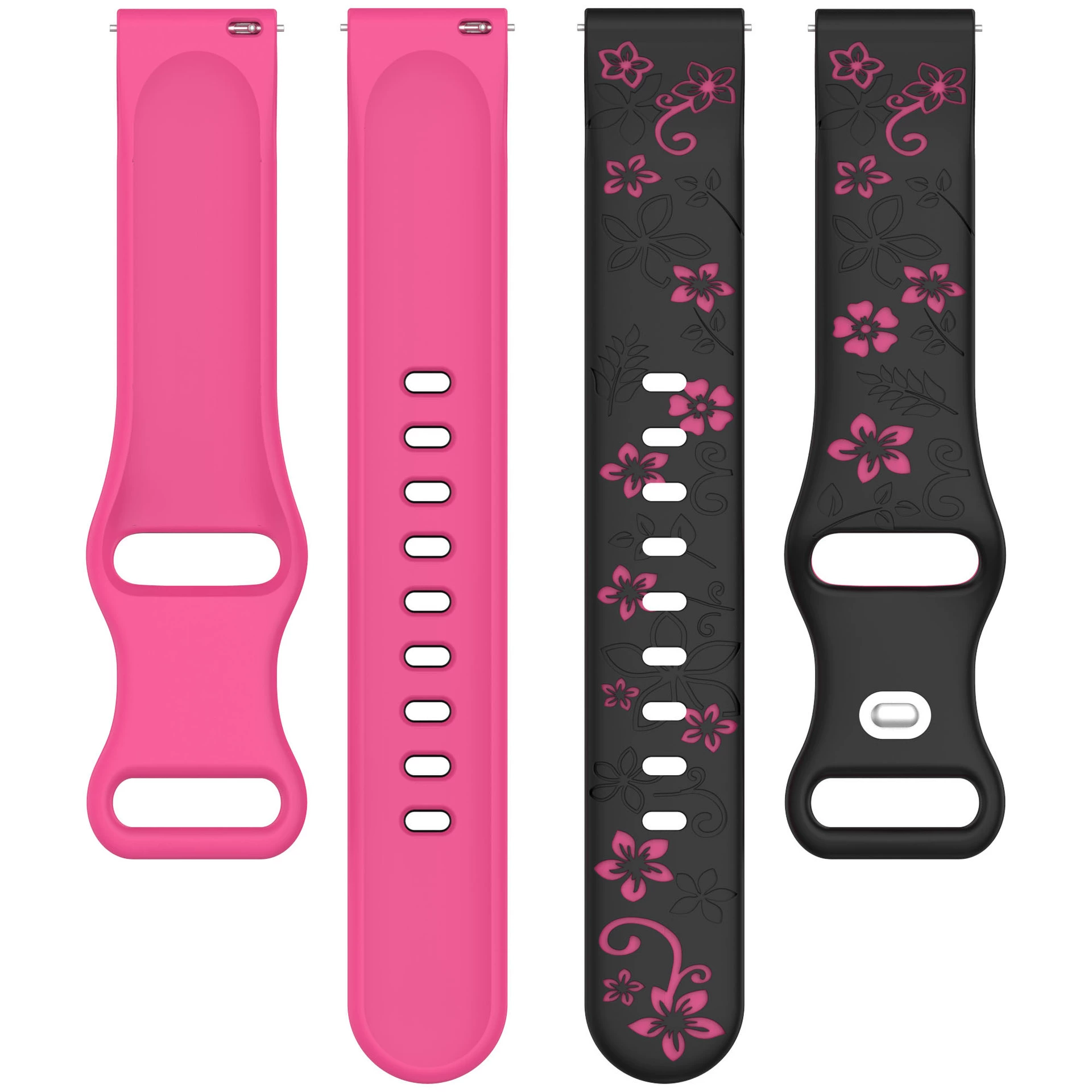 Samsung, two-color silicone changeable watch strap, 22mm