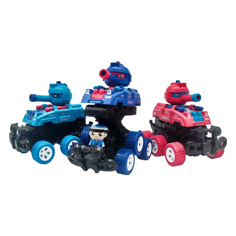 Детская деформация столкновения Милая забавная маленькая цистерна может запускать инерционный альпинистский Танк внедорожник игрушка оптом стойло