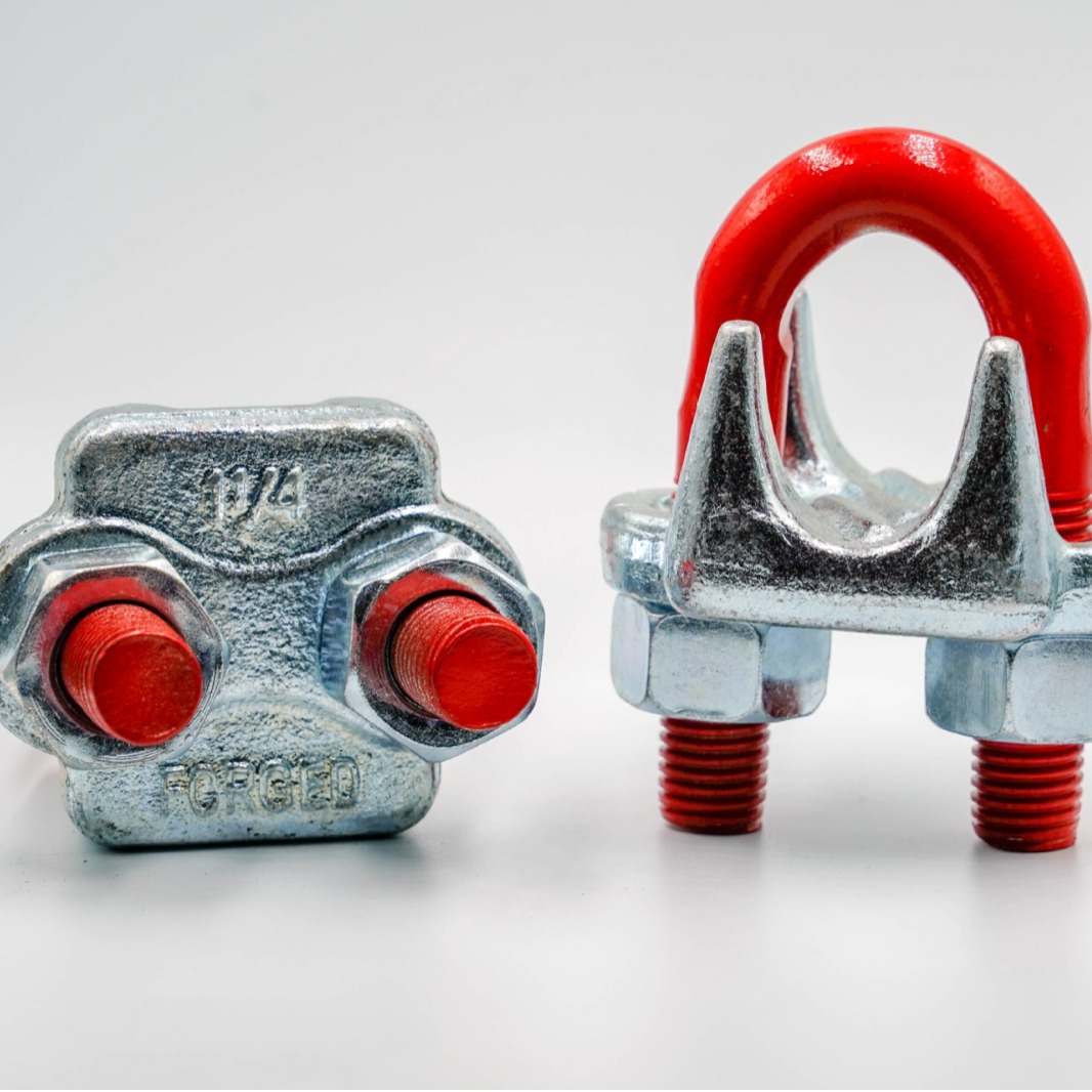 美国市场专供  热镀锌美式锻造 3/4 钢丝绳绳卡