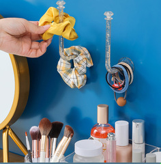 Household bright transparent combinable hook diamond viscose headband jewelry hanger patented manufacturer direct sales