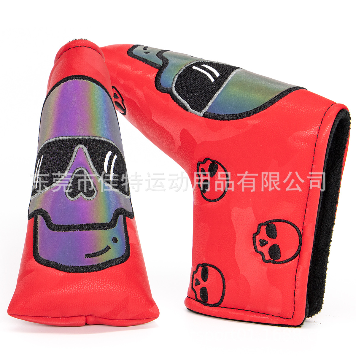 Cráneo cubierta del Club de Golf conjunto completo varilla de hierro N ° 1 calle pequeña pierna de pollo varilla de madera putter tapa protectora cubierta fábrica