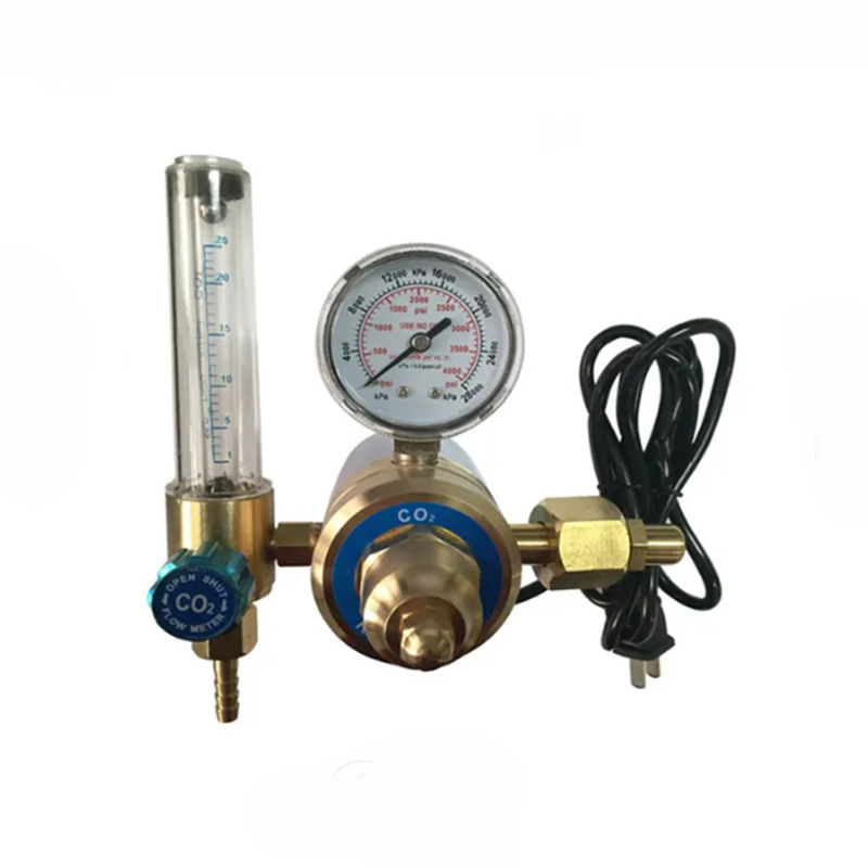 二氧化碳加热减压器RUSSIA CO2 REGULATOR WITH HEATER G3/4螺纹
