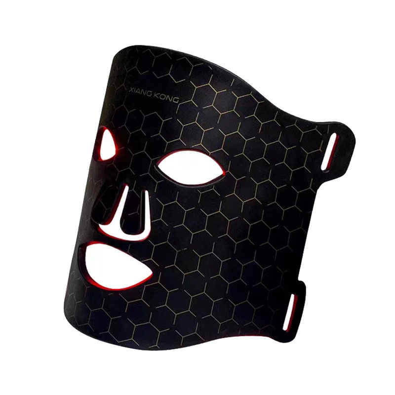 Fotón rejuvenecimiento de la piel máscara de silicona LED máscara de silicona rojo azul espectrómetro de lámpara de fila instrumento de belleza doméstica