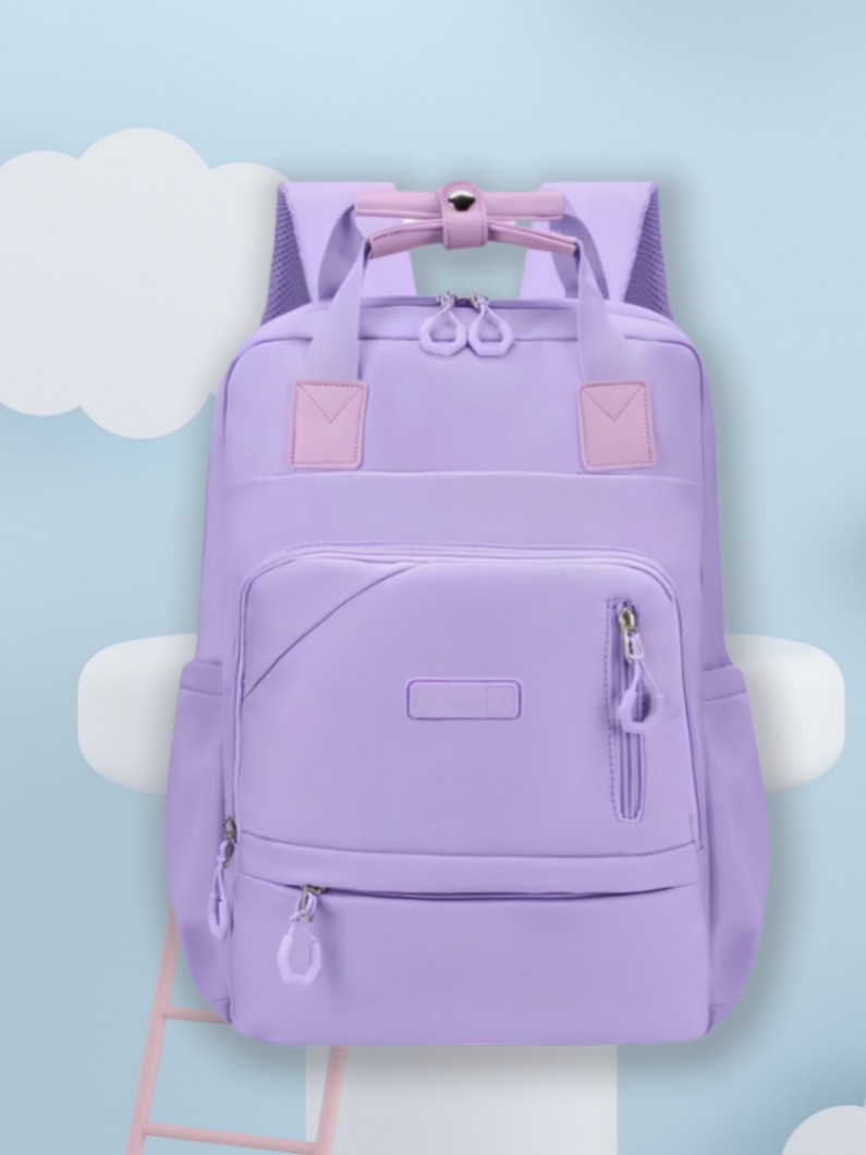 Stock mochila para mujeres 2024 nuevo estilo de gran capacidad, mochila de hombro ligera casual, bolso de computadora portátil para mujeres
