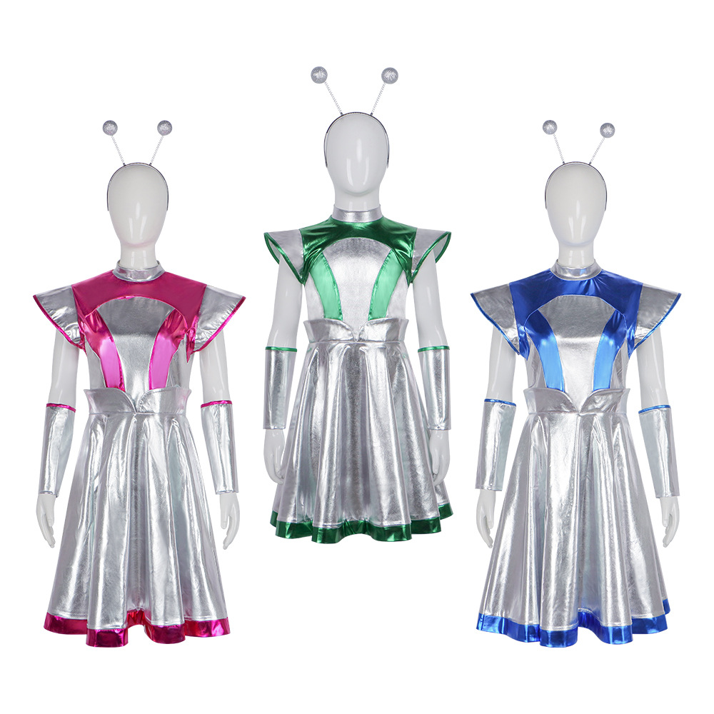 AI人工智能外星人cos服万圣节宇航员机器人角色扮演派对演出服装