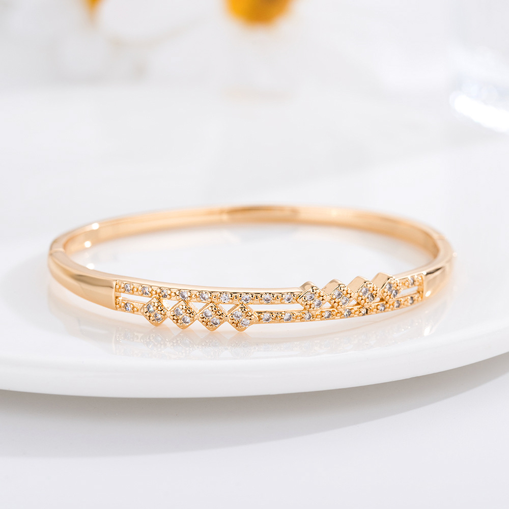 Amazon venta caliente Seiko irregular pulsera de perforación ligera de lujo temperamento de alta calidad pulsera de nicho exquisita al por mayor