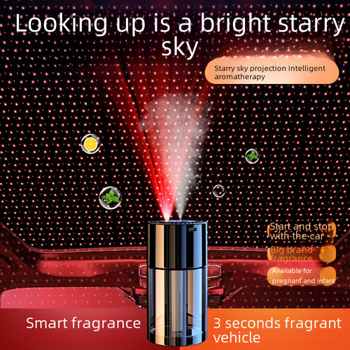 Automatic spray essential oil car air freshener smart car fragrance for men high-end car odor remover