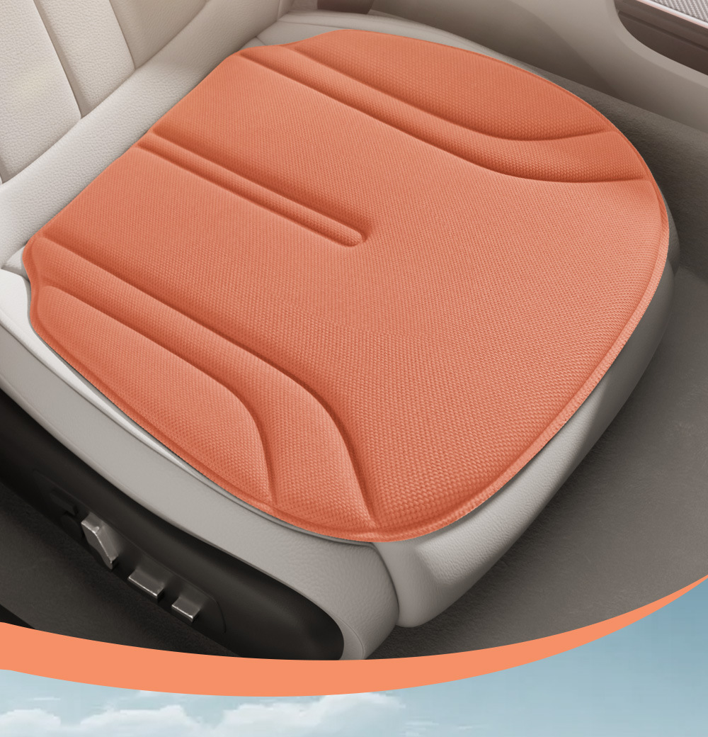 All-season universal car seat cushion, latex memory foam breathable seat cushion, heat-pressed one-piece office seat cushion, foreign trade