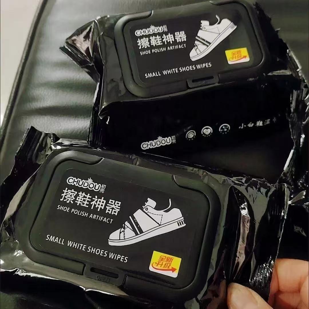 【】White Shoe Cleaning Wipes for Stain Removal, Portable Household Cleaning, No-Wash Shoe Cleaning, Disposable Stain Remover