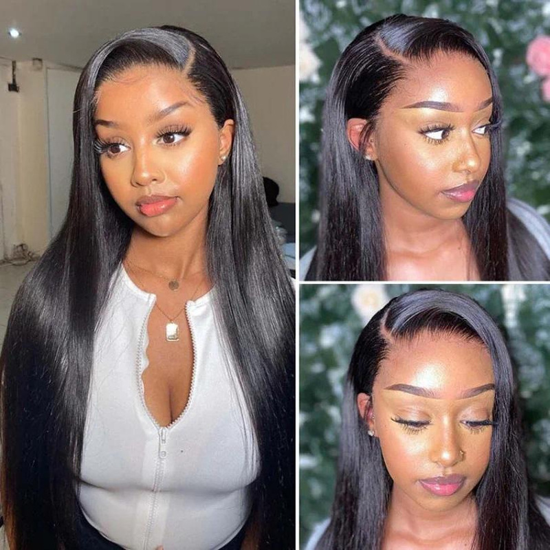 12A Lace Front Wig Amazon Black Women's Long Straight Hair Fluffy Natural Fashion Full Hair Set Chemical Fiber Wig 12A Lace Front Wig Amazon Black Women's Long Straight Hair Fluffy Natural Fashion Full Hair Set Chemical Fiber Wig